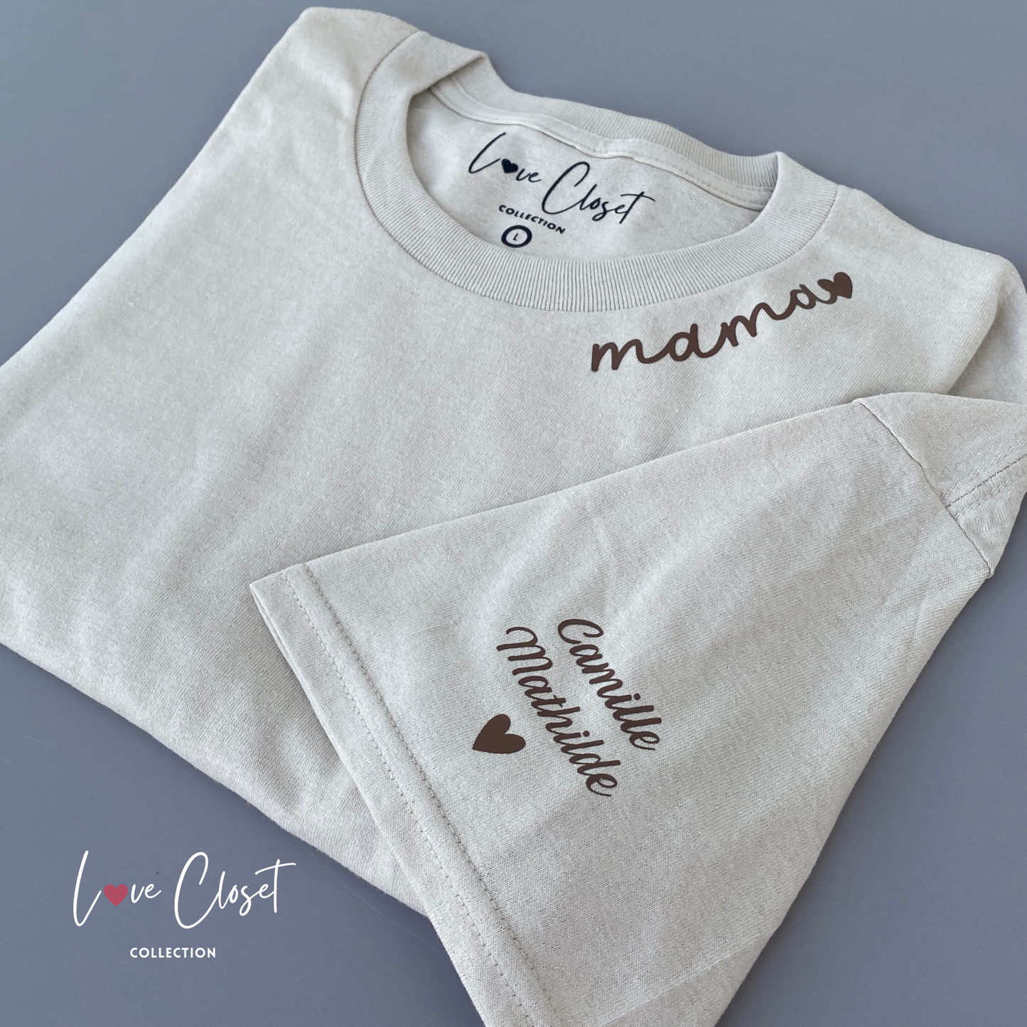 T-shirt personnalisé | « Love mom »