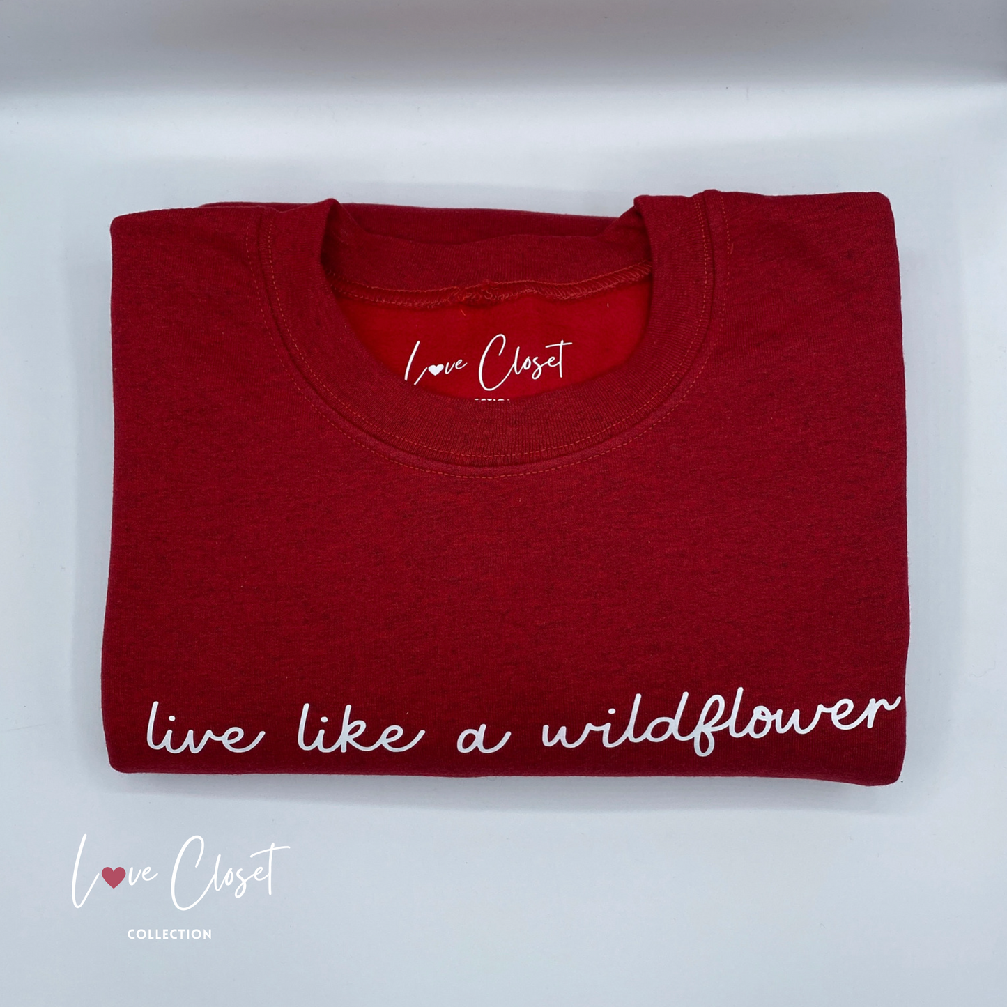 Sweat-shirt | « Live Like a Wildflower »